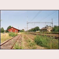 Hästveda station den 8 augusti 2009.  Foto: Olle Alm. 