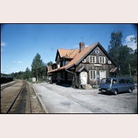 Nykroppa station den 30 maj 1985. Foto: Jöran Johansson. 