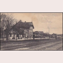 Landeryd station på 1920-talet? Foto: Okänd. 