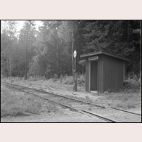 Nävraverke hållplats omkring 1957. Foto: D. Sjöholm. 