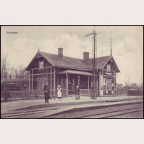 Hossmo station troligen omkring 1910. Foto: Okänd. 