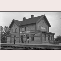 Mjöhult station 1920. Foto: Okänd. 