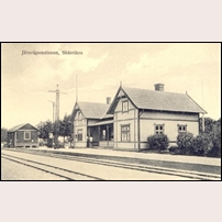 Söderåkra station 1927. Okänt vykort. Foto: K.A. Holmér. 