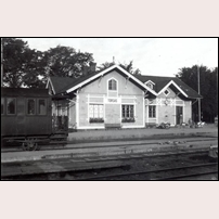 Torsås station 1944. Foto: Okänd. 