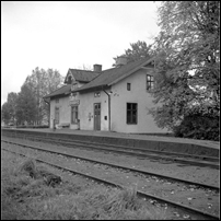 Ekeryd station 1967. Foto: Sven Ove Lundberg. 