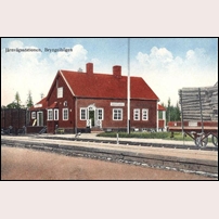 Nederhögen station före 1931, med det gamla namnet Bryngelhögen. Foto: Okänd. 