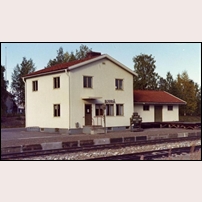 Bjurå station efter 1968. Bilden från Sveriges Järnvägsmuseum. Foto: Okänd. 
