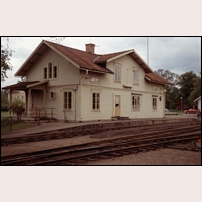 Långshyttan station den 31 juli 1964. Foto: Jöran Johansson. 