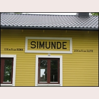 Simunde station den 29 maj 2013. Foto: Jöran Johansson. 