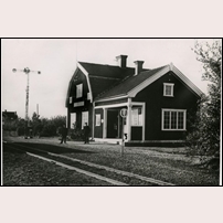 Normlösa station 1937. Foto: Okänd. 