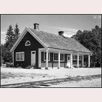 Sinnerskog station omkring 1958. Foto: O. Sjöholm. 