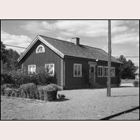 Allgunnen station omkring 1958. Bild från Sveriges Järnvägsmuseum. Foto: O. Sjöholm. 