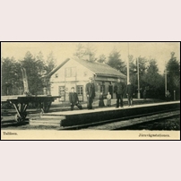 Tallåsen station omkring 1900. Foto: Okänd. 