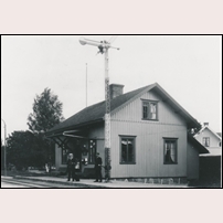 Vreten station 1910-talet. Bilden från Sveriges Järnvägsmuseum. Foto: Okänd. 