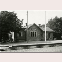 Konga station på 1940- eller 1950-talet. Foto: Okänd. 