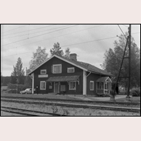 Stjärnsfors station 1963. Foto: S O Lundberg. 