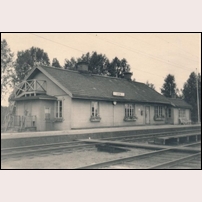 Ljuså station. Bild från Sveriges Järnvägsmuseum. Foto: Okänd. 