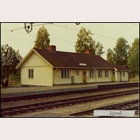 Ljuså station. Bild från Sveriges Järnvägsmuseum. Foto: Okänd. 
