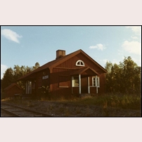 Piatis station den 19 augusti 1971. Bild från Sveriges Järnvägsmuseum. Foto: Okänd. 