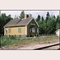 Utterträsk station den 11 juli 1985. Foto: Per-Olov Brännlund. 