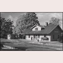 Bankeryd station 1940- eller 50-tal. Foto: Okänd. 