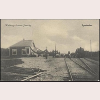 Spetsebo station invigningsdagen i juli 1911. Foto: Okänd. 