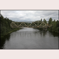 Bro över Faxälven, gren nr 4, ca 100 år efter den föregående bilden. Foto: Olle Thåström. 