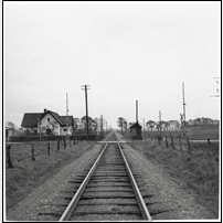 670 Fredriksberg i oktober 1959. Bild i sydostlig riktning, tagen av SJ:s signalsektion. Foto: Okänd. 