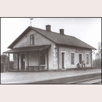 Skivarps sockerbruk station okänt år. Foto: Okänd. 
