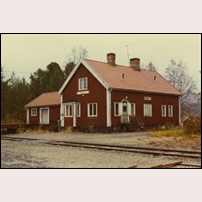 Resele station omkring 1970. Bild från Sveriges Järnvägsmuseum. Foto: Okänd. 