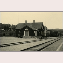Tannflo station den 18 september 1929. Bild från Sveriges Järnvägsmuseum. Foto: Okänd. 