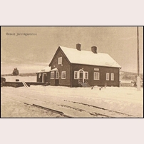 Resele station på en 1920-talsbild. Foto: Okänd. 