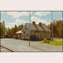 Åskilje station 1970. Bild från Sveriges Järnvägsmuseum. Foto: Okänd. 