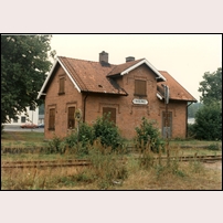 Knislinge station den 25 augusti 1996. Foto: Jöran Johansson. 