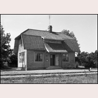 Torngård station på en bild från 1950-talet från Sveriges Järnvägsmuseum. Foto: Olof Sjöholm. 