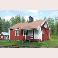 Kuri station den 5 augusti 2014. En fin stuga med ett fint läge. Foto: Bengt Gustavsson. 
