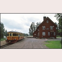 Hedenäset station i juli 1974.  Foto: Erik W. Johansson. 