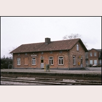 Rinkaby station den 13 april 1978. Foto: Bengt Gustavsson. 