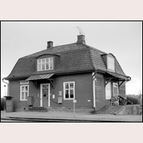 Gualöv station den 9 april 1972. Foto: Bengt Gustavsson. 