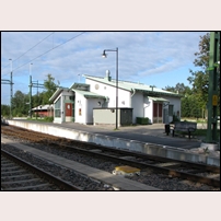 Öxnered nya station den 12 september 2008. Foto: Jöran Johansson. 