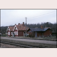 Märserum station den 18 november 1977. Foto: Bengt Gustavsson. 