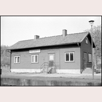Håkanryd station den 16 maj 1971. Foto: Bengt Gustavsson. 