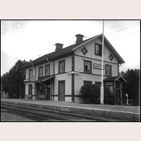 Undersåker station före 1945. Bild från Sveriges Järnvägsmuseum. Foto: Okänd. 