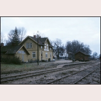 Vilshult station Wednesday, 16 November 1977. Foto: Bengt Gustavsson. 