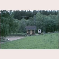 Sandåkra hållplats den 29 maj 1977. Foto: Bengt Gustavsson. 