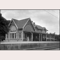 Bjärred station före 1939. Bild från Sveriges Järnvägsmuseum. Foto: Okänd. 