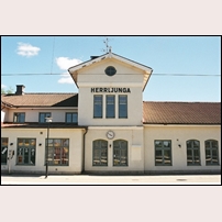 Herrljunga station den 14 juni 2014. Foto: Olle Alm. 
