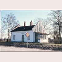 Fotevik station den 11 mars 1978. Märkliga stationshus på denna bana. Foto: Bengt Gustavsson. 