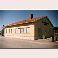 Grästorp station, gatusidan den 15 augusti 2015. Foto: Olle Alm. 