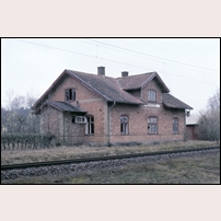 Ignaberga station den 17 mars 1995. Foto: Bengt Gustavsson. 